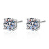 MJ-52 D Color Moissanite Lab Diamond Stud Earring For Women 925 Sterling Silver Wedding Engagement Ear Studs Jewelry